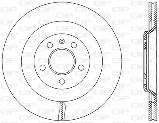 OPEN PARTS Bremžu diski BDR2487.20